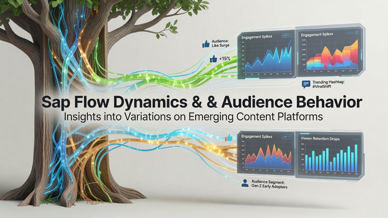 How Sap Flow Dynamics Offer Insights into Audience Behavior Variations on Emerging Content Platforms