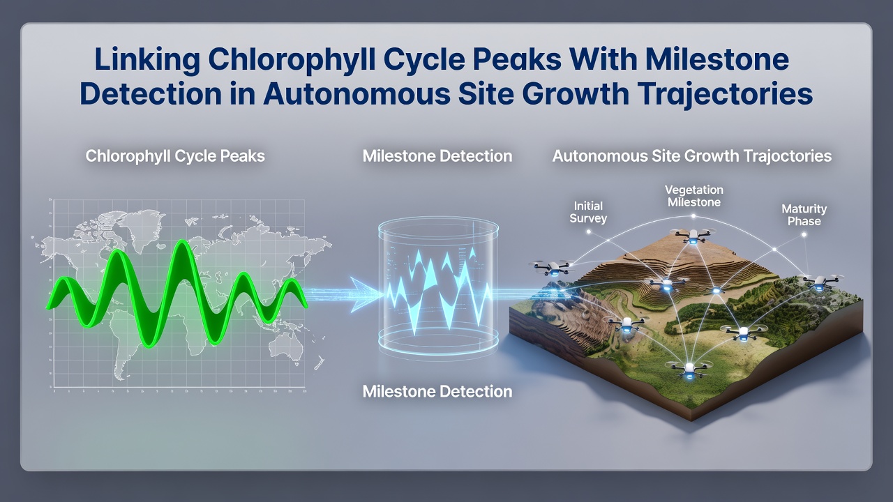 Linking Chlorophyll Cycle Peaks With Milestone Detection in Autonomous Site Growth Trajectories